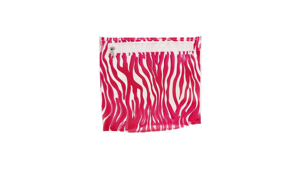 Lewis N Clark 3-1-1 Carry-On Pouch, Pink Zebra 7311PZB