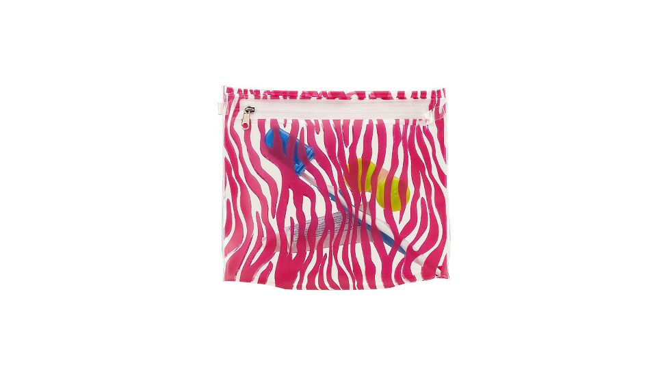 Lewis N Clark 3-1-1 Carry-On Pouch, Pink Zebra 7311PZB