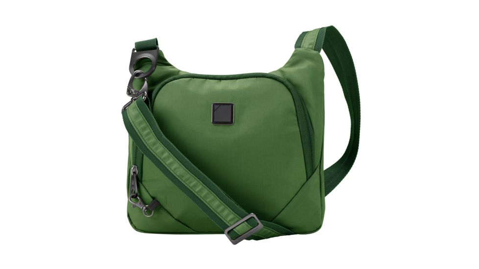 Lewis N Clark Anti-Theft Crossbody Bag, Moss, 5003MOS