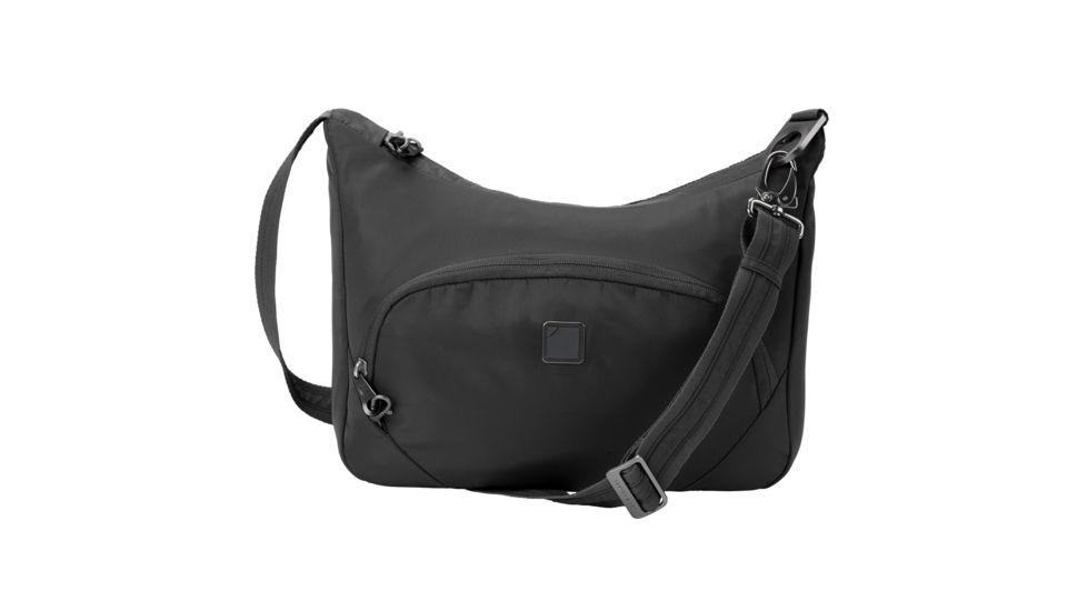 Lewis N Clark Anti-Theft Messenger Bag, Onyx, 5005NYX