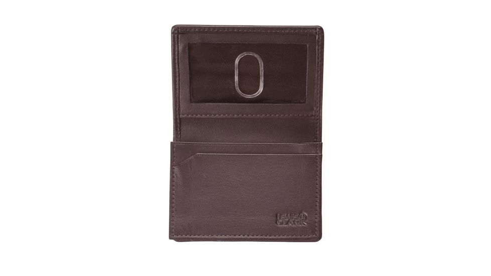 Lewis N Clark Ballistic RFID Card Wallet,Chocolate 942CHC