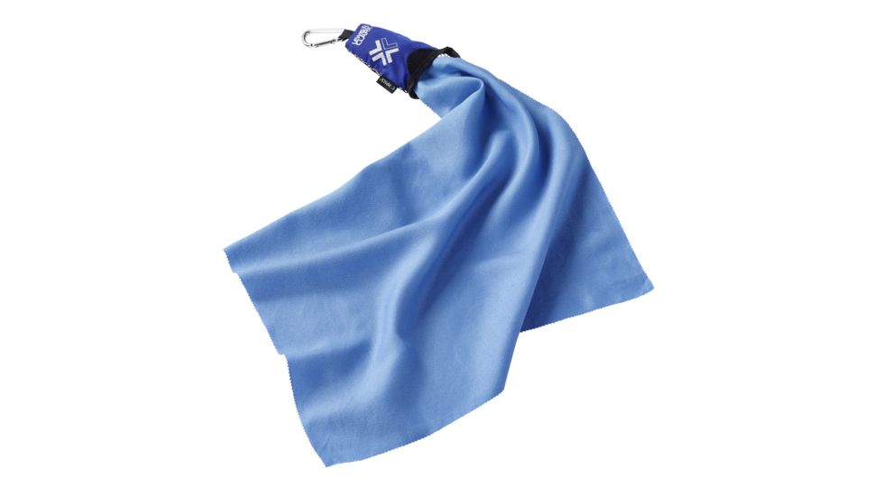 Lewis N Clark CamPack Outdoor Microfiber Towel,16x16in,Blue,Medium 9304