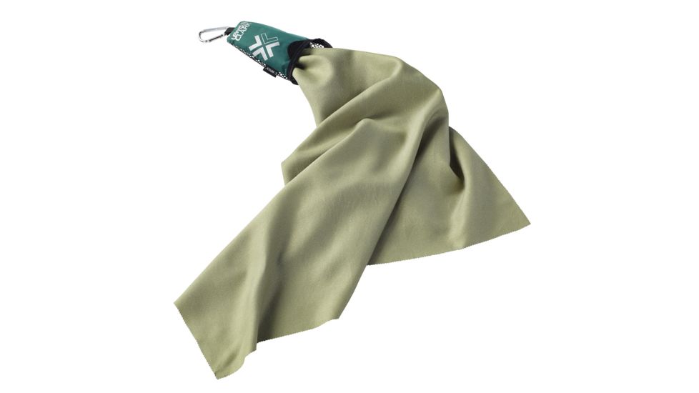 Lewis N Clark CamPack Outdoor Microfiber Towel,23x25in,Green 9305