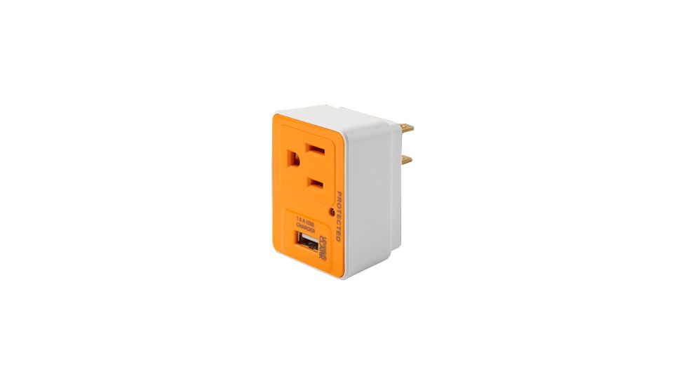 Lewis N Clark Compact Surge Protector USB Charger E162