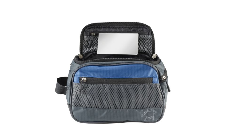 Lewis N Clark Discovery Toiletry Kit Bag, Blue, 1520BLU