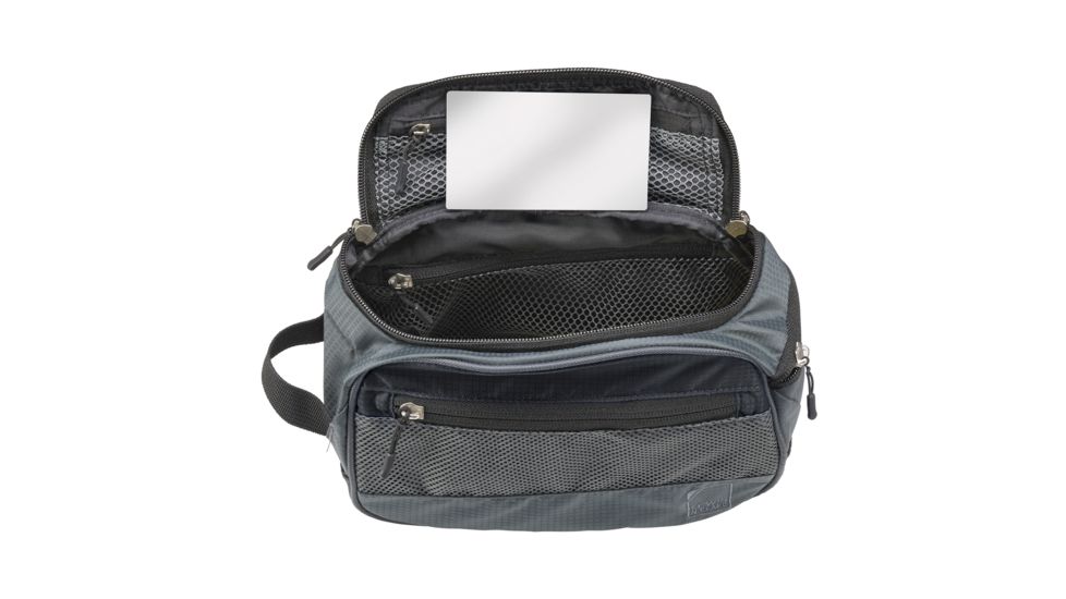 Lewis N Clark Discovery Toiletry Kit Bag, Charcoal, 1520CHR