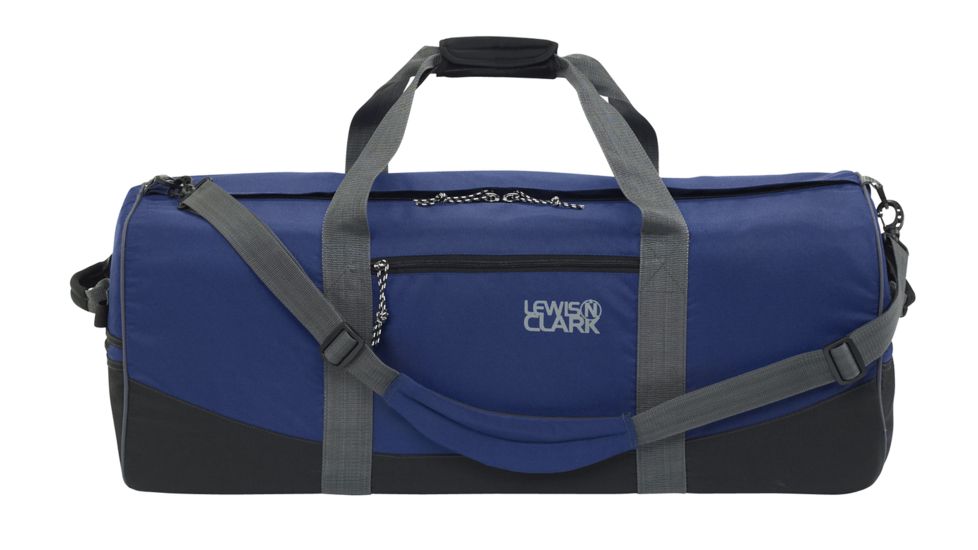 Lewis N Clark Duffel Bag, 12inx24in, Navy 93200NAV
