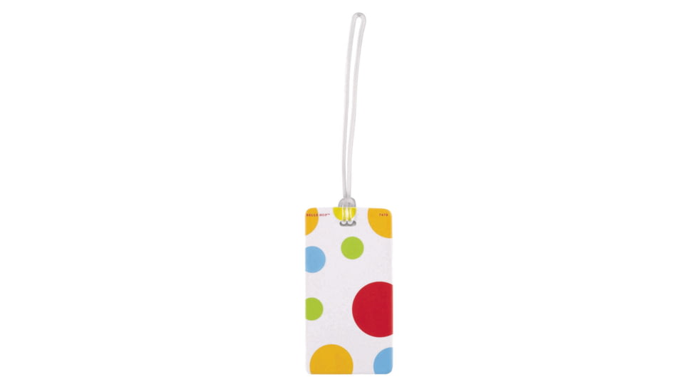 Lewis N Clark Fashion Luggage Tag, Polka Dot 7464