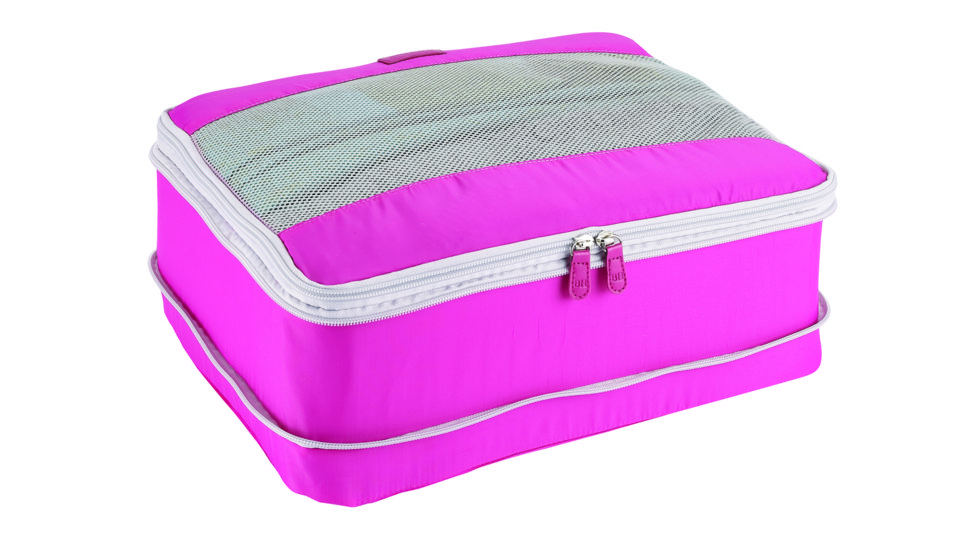 Lewis N Clark FeatherLight Packing Cube Set, 2-Pack, Pink 70390