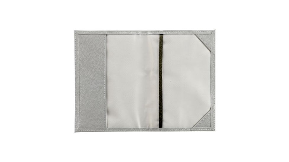 Lewis N Clark Fine Leather RFID-Blocking Passport Case, Gray, 7055GRY