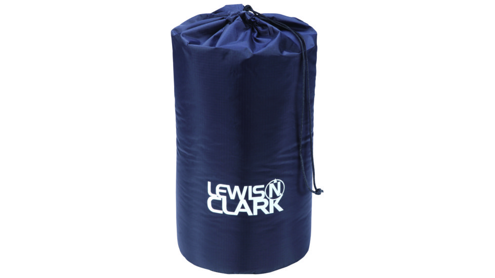 Lewis N Clark Nylon Stuff Bag, 22in x 10in, Black 93112BLK