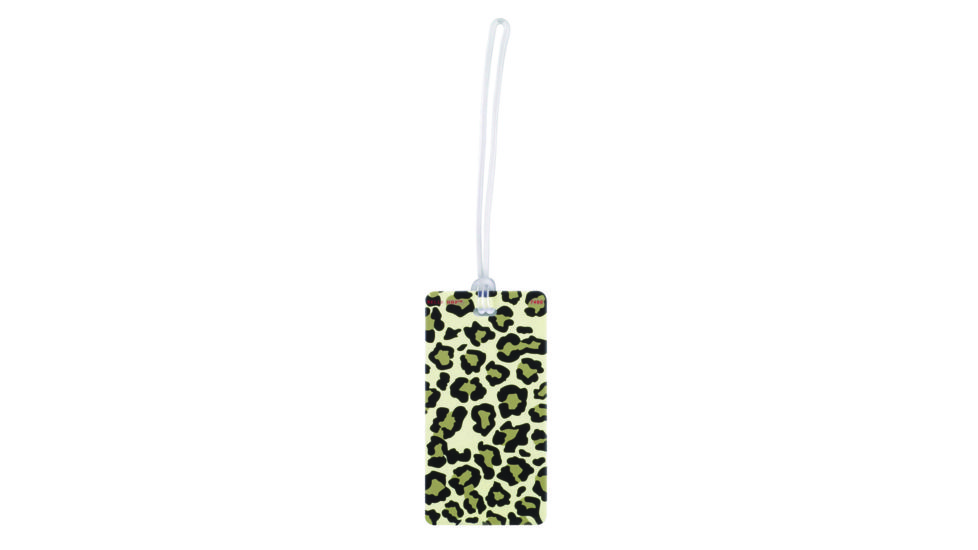 Lewis N Clark Plastic Luggage Tag, Leopard 7460