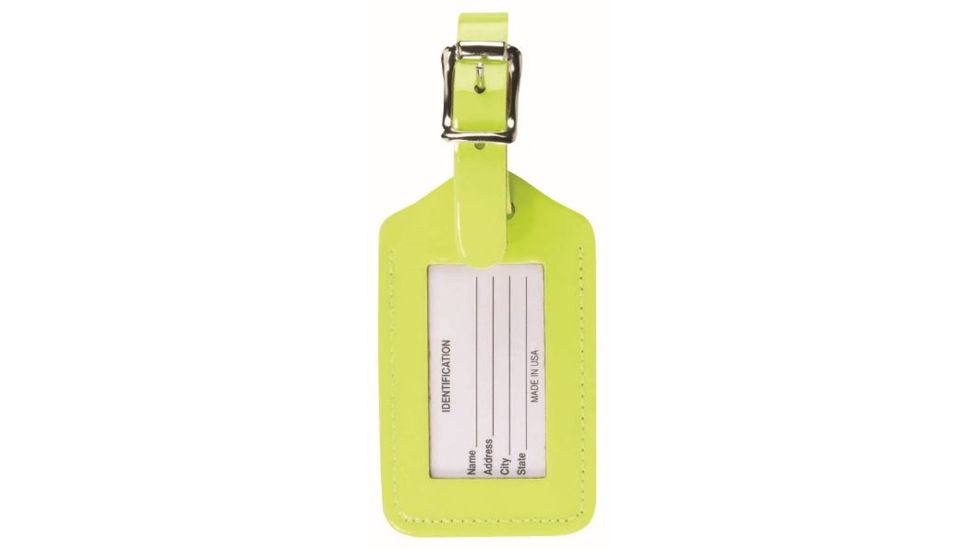 Lewis N Clark Rectangular Neon Tag, Yellow ID20YELHT