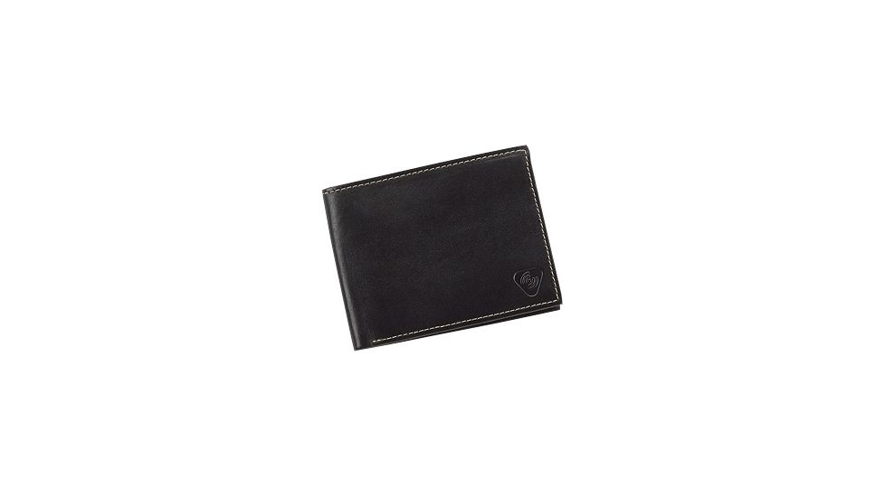 Lewis N Clark RFID Leather Bi-fold Wallet, Black 934BLK