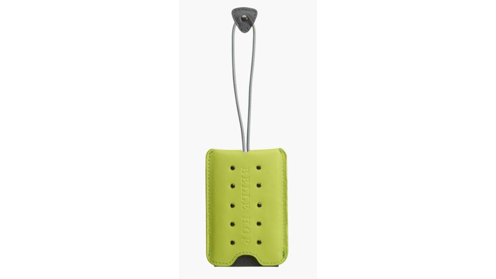 Lewis N Clark Studded Luggage Tag, Green 7491GRN