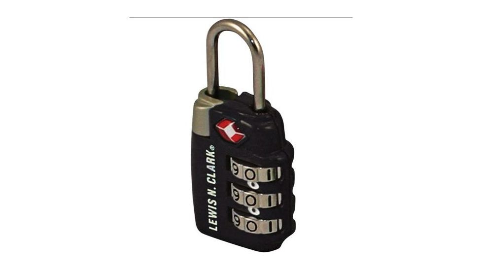 Lewis N Clark TSA 24 Combo Lock Black, Black 201742