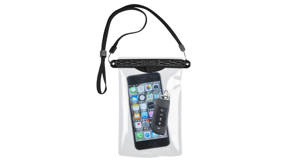 Lewis N. Clark WaterSeals Waterproof Magnetic Phone Pouch, Black, 1384BLK
