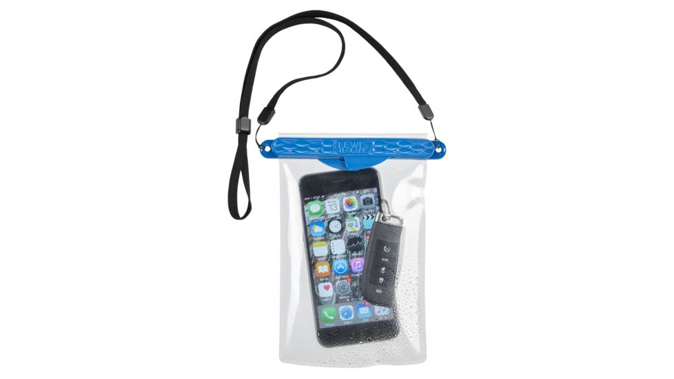 Lewis N. Clark WaterSeals Waterproof Magnetic Phone Pouch, Blue, 1384BLU