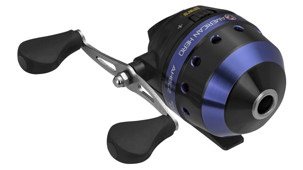 Lew's American Hero Spincast Reel, Metal, 3.4:1, Right, Clam, AHBC2C