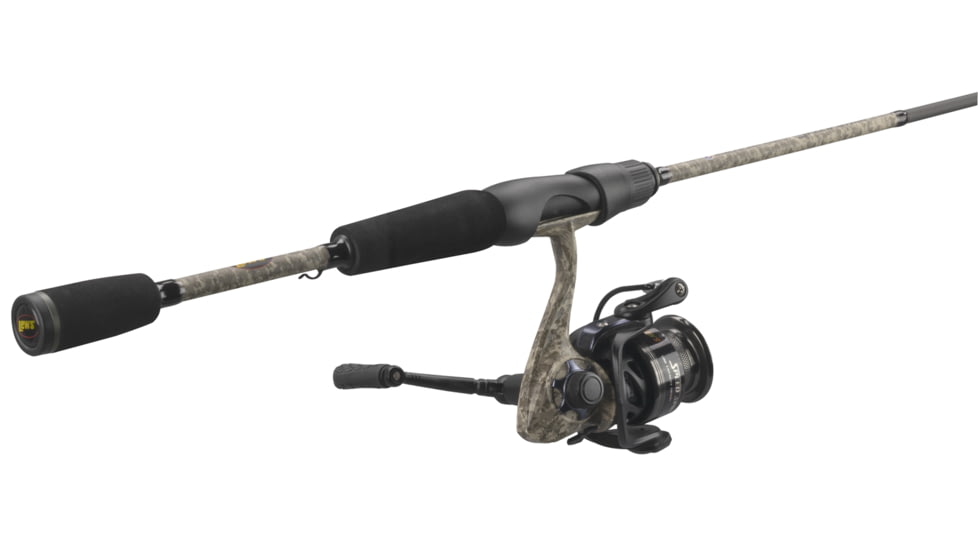 Lew’s American Hero Camo Spinning Reel and Rod Combo, 7ft 2-PC Medium  Fast IM7 Graphite Rod, SZ 400 Reel, Interchangeable Retrieve, Camo/Black, AHC4070MSG2-2