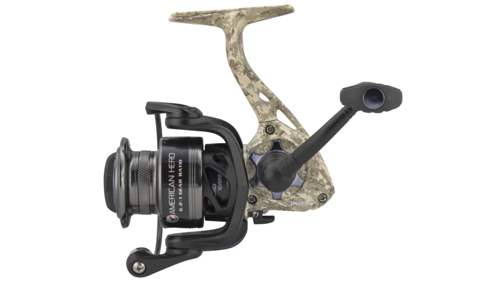 Lew's American Hero Spinning Reel, Camo, 2000, 6.2:1,Ambidextrous, AHC200