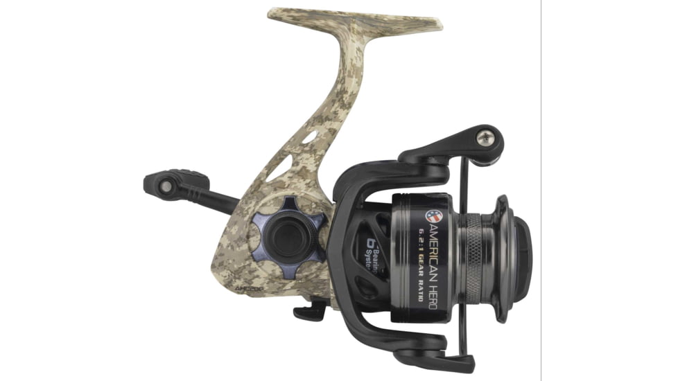 Lew's American Hero Spinning Reel, Camo, 2000, 6.2:1,Ambidextrous, AHC200
