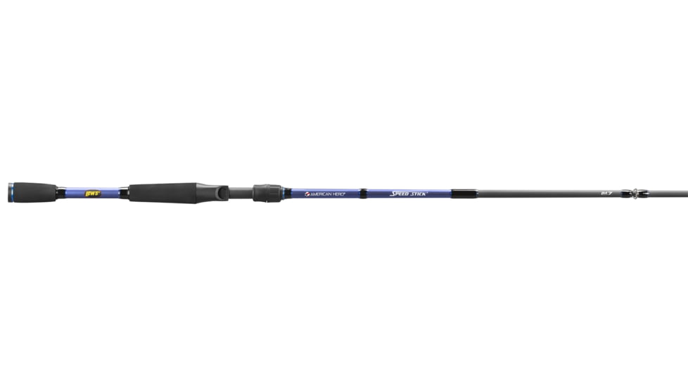 Lew's American Hero Casting Rod, 6 ft 6 in, Medium Heavy, Fast, 1 Piece, AH66MHC