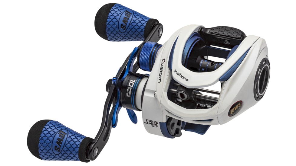 Lew's Custom Inshore SLP Baitcast Reel, 7.5:1, 9+1, Right, CI1SH