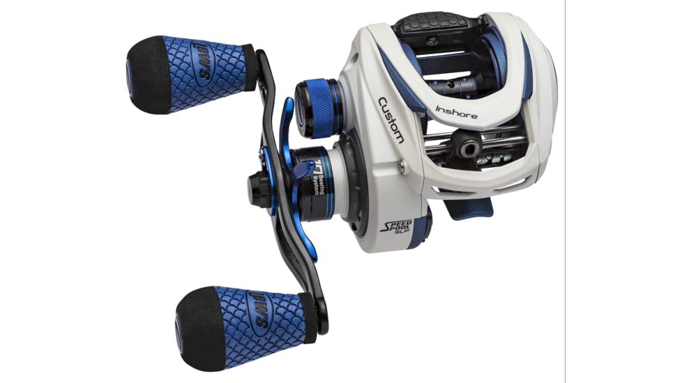 Lew's Custom Inshore SLP Baitcast Reel, 7.5:1, 9+1, Right, CI1SH