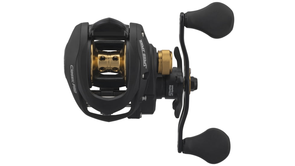 Lew’s Classic Pro Baitcast Reel, LH Retrieve, 7.5-1 Ratio, 4+1 Bearings, CP1SHL