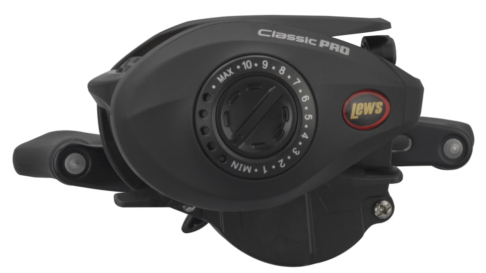 Lew’s Classic Pro Baitcast Reel, LH Retrieve, 7.5-1 Ratio, 4+1 Bearings, CP1SHL