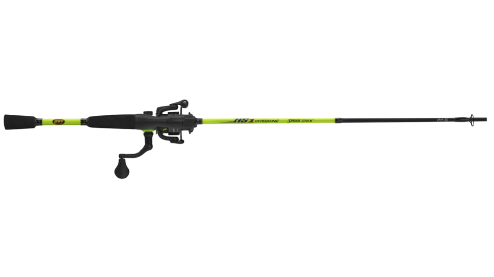 Lews Hypersonic 30 Speed Spinning Combo, 6 ft 6 in, Light, Fast, 5.1:1, Ambidextrous, 2 Pieces, HS3066M-2