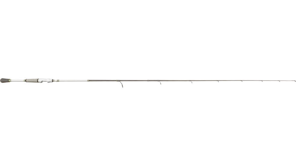 Lew’s MACH 1 Spinning Reel and Rod Combo, 6ft 6in, 2-PC IM7 Graphite Rod, Medium-Light, Fast, SZ 200 Reel, 9+1 Bearings, 6.2-1 Ratio, White/Black/Gray/Green, MH2066MLSG3-2