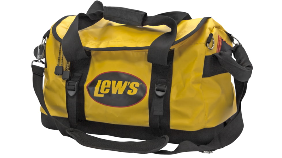 Lew's Boat Bag, Water Resistant, Molded Bottom, EVA Handles, Zippered Pockets, 18in, Yellow, BBL-Y-18