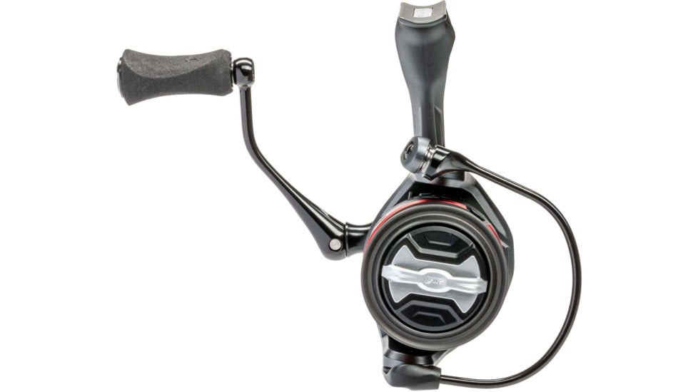 Lew’s Speed Spin CRX Spinning Reel, SZ 75 Reel, 8+1 Bearings, 5.2-1 Ratio, Graphite Frame and Sideplate, Solid Brass Speed Gears, Speed Lube, Multi-Disc Drag, Gray/Red, SSC75HS