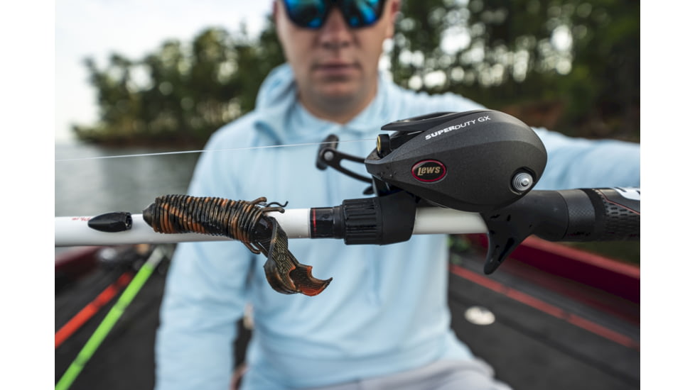 Lew's Super Duty GX3 Baitcast Reel, 6.5:1, 4+1, Right, SDGX3H