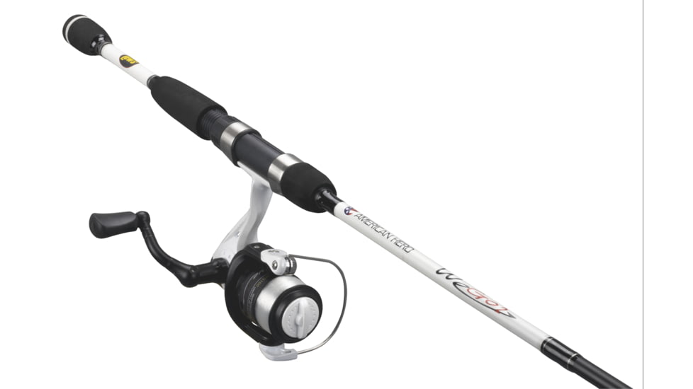 Lew's American Hero WE GO Spinning Reel/Rod Combo, 5-Ft 6-In 2-PC, Rod, SZ 100 Reel, WG1056M-2