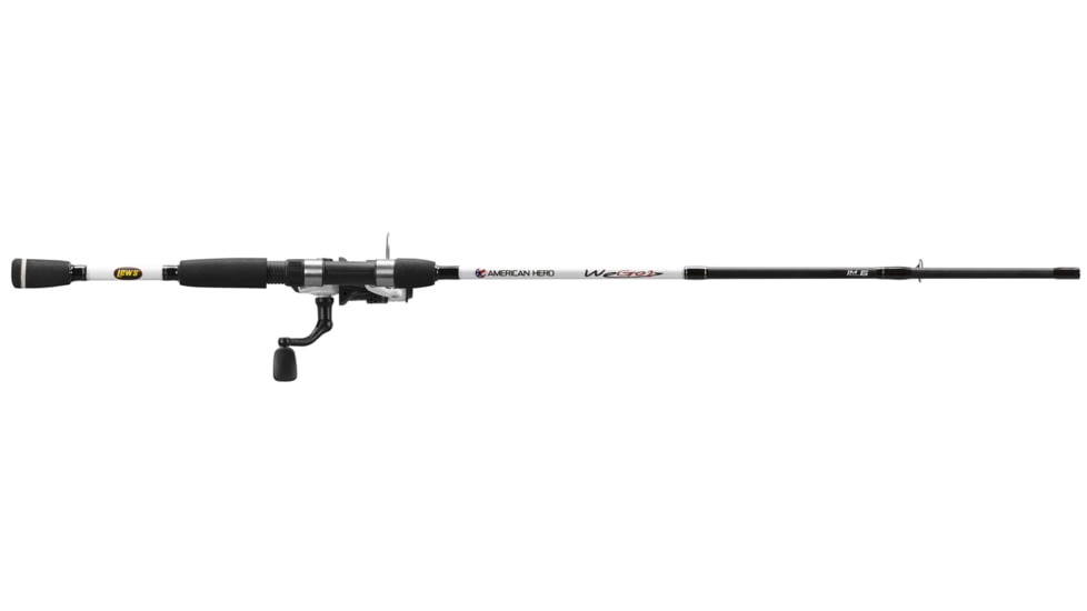Lew's American Hero WE GO Spinning Reel/Rod Combo, 5-Ft 6-In 2-PC, Rod, SZ 100 Reel, WG1056M-2