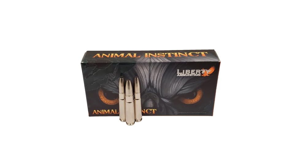Liberty Ammunition Animal Instinct .300 AAC Blackout 96 grain Hollow Point Centerfire Rifle Ammo, 20 Rounds, LA-HA-C-300-044