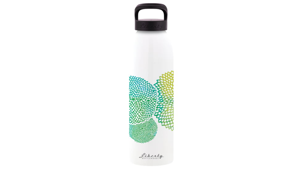 Liberty Bottleworks Dahlia Water Bottle-Green-24 oz