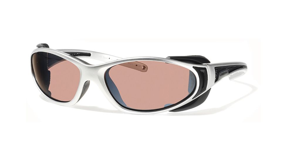 Liberty Sport Suns CHOPPERProtective Eyewear Shiny ChromeFrame,Rose Amber Lens, Unisex CHOPPRSCSB6117140DSL