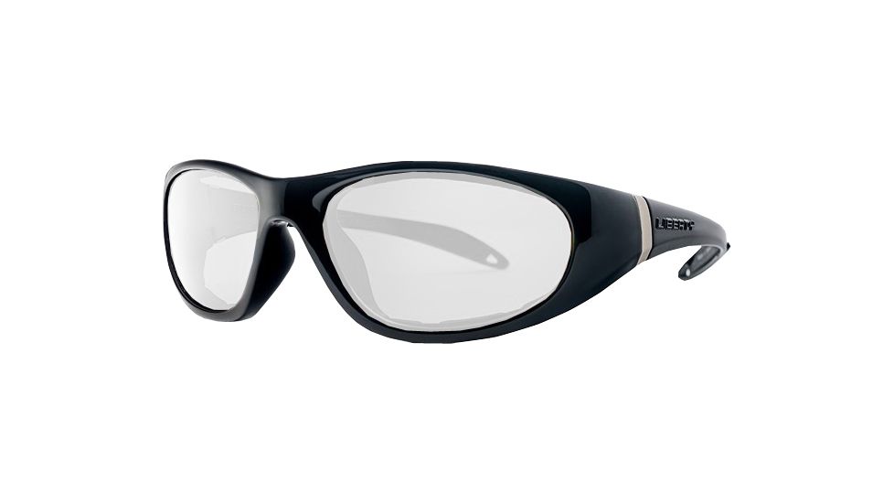 Liberty Sport Suns ESCAPADE 2 Protective Eyewear Shiny Black Frame,Clear Lens, Unisex ESCAP2SHBK6018135WPL