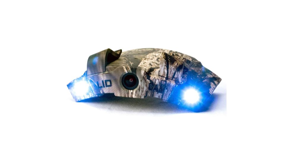 Lidcam 1080p HD Hands-Free Head Mounted Action Camera with WiFi, Mossy Oak Break Up Country, 6.5 in x 4 in x 8.5 in, LC-WF