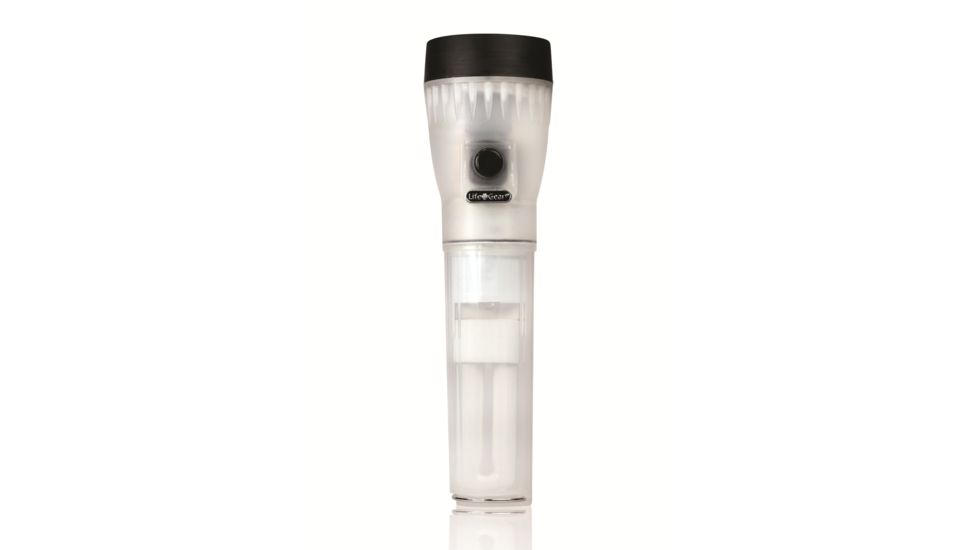 Life+Gear Glow CFL Flashlight - 400 Hr LED Light &amp; Lantern LG443