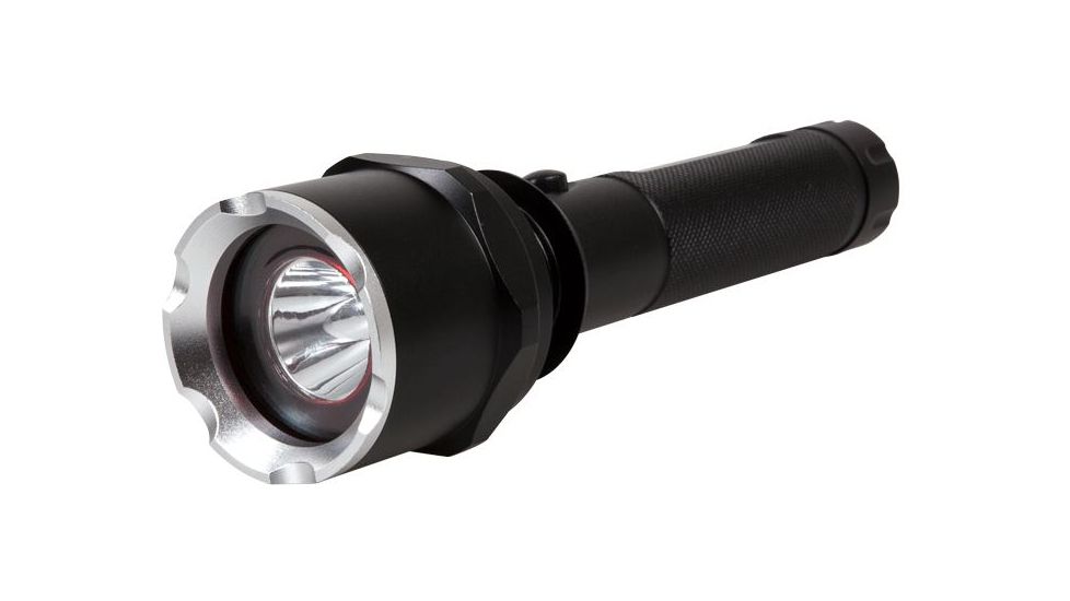 Life Gear Pro Series 120 Tactical Flashlight w/ Red Night Vision &amp; Strobe - 120 Lumens, black LG21-60544-BLA