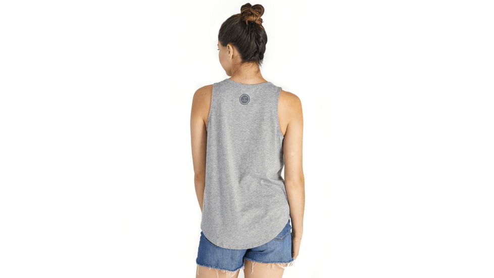 Life Is Good High-Low Crush Highlight Real - Womens, Heather Gray, Extra Large, 60089-Heather Gray-XL