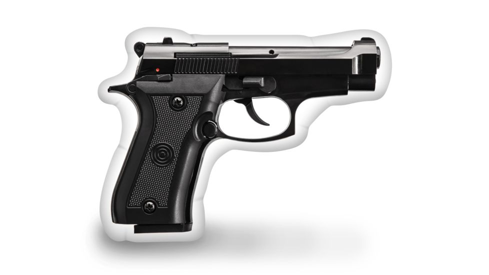 Lifelike Pillows Beretta Handgun Pillow, 12x8x4, Multi, Small, OPT01-BARET01-SH12