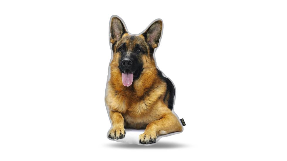 Lifelike Pillows Custom Dog Shaped Pillow, German Shepherd, 16 inch Tall/4 inch Thick, DOG13-SH-16