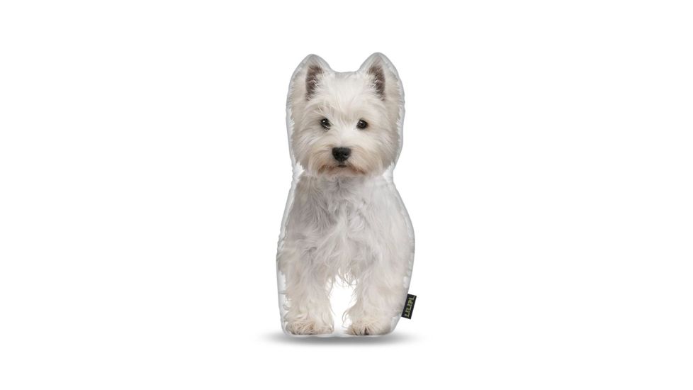 Lifelike Pillows Custom Dog Shaped Pillow, Highland Terrier, 16 inch Tall/4 inch Thick, DOG15-SH-16