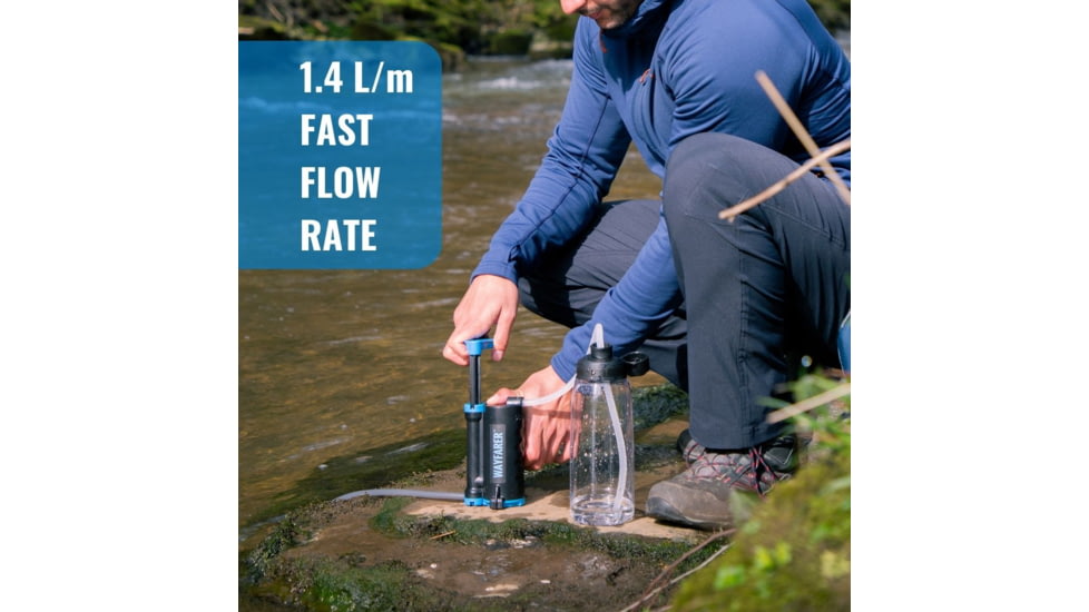 LifeSaver Water Purifier, Black/Blue, WPA0101